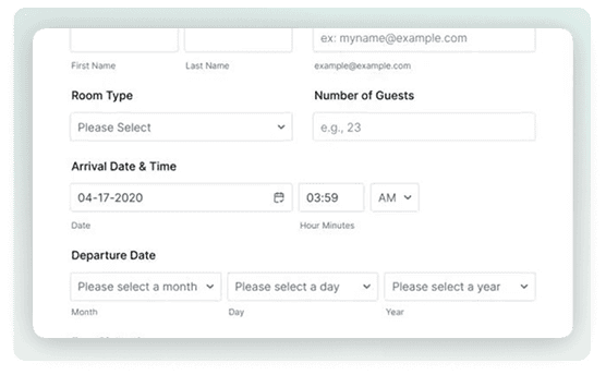 Customizable Booking Forms for Every Need